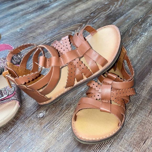 BEBE WONDER NATION DR SCHOLLS GIRLS SANDAL LOT OF 3 PAIRS SZ 8 GLITTER SPARKLE - Picture 4 of 11